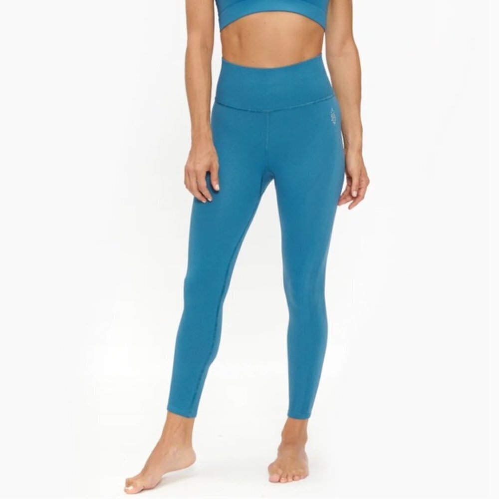 NWT Free People Free Throw Leggings in Coastline XS